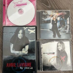 Avril Lavigne CD & DVD Bundle - Black, White, Pink